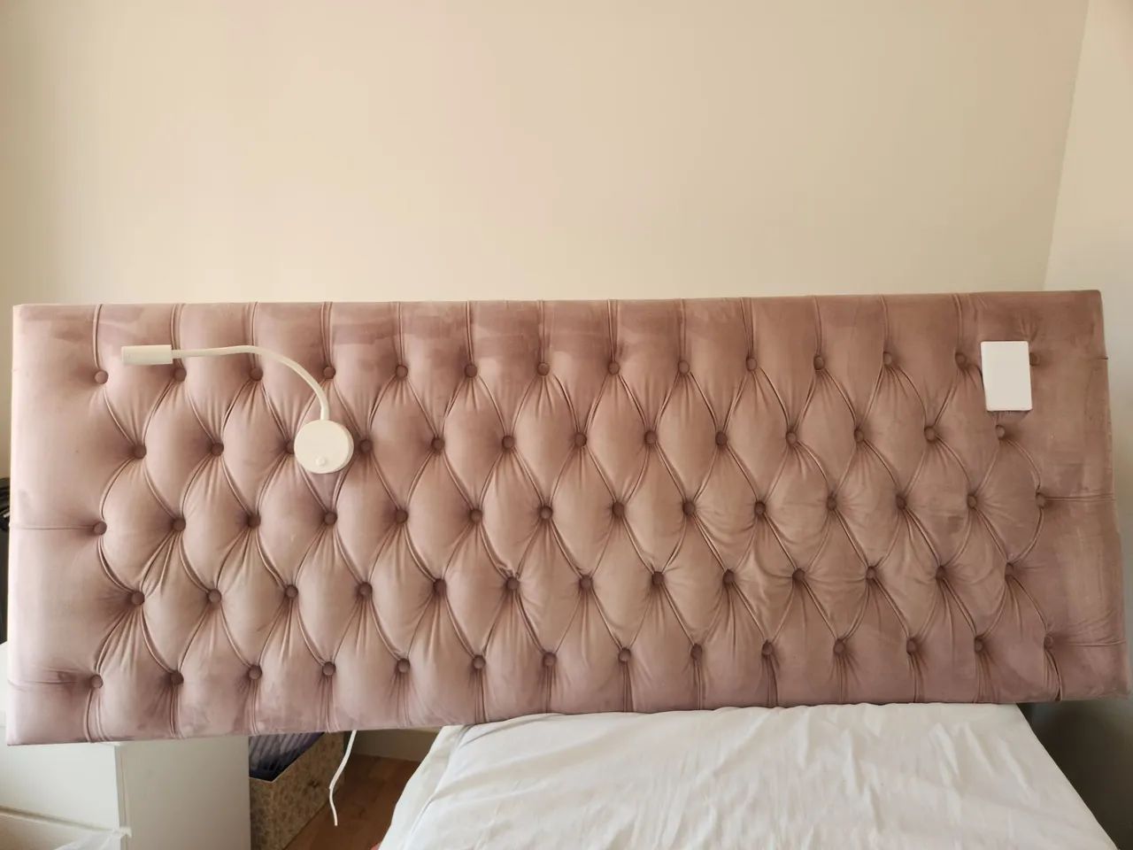 Cabeceira de cama em veludo - Foto 4