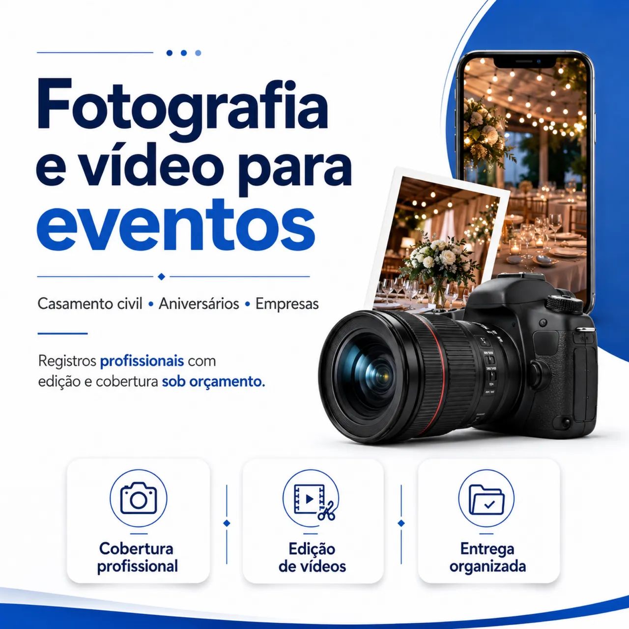 Fotografia e vídeo para eventos