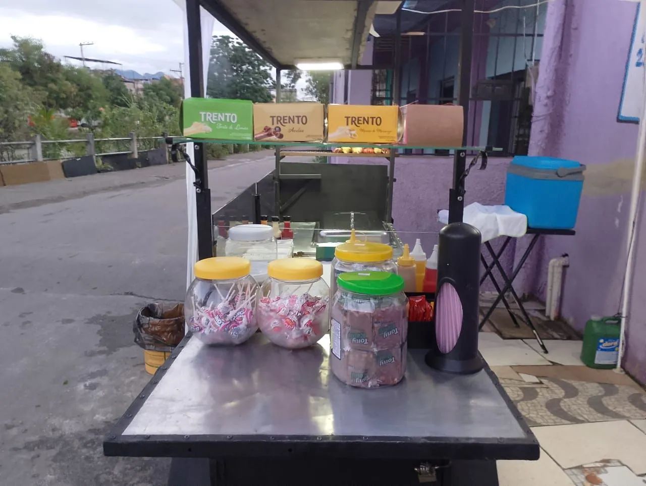 Vendo carrinho de cachorro quente  e churrasquinho completo  - Foto 4