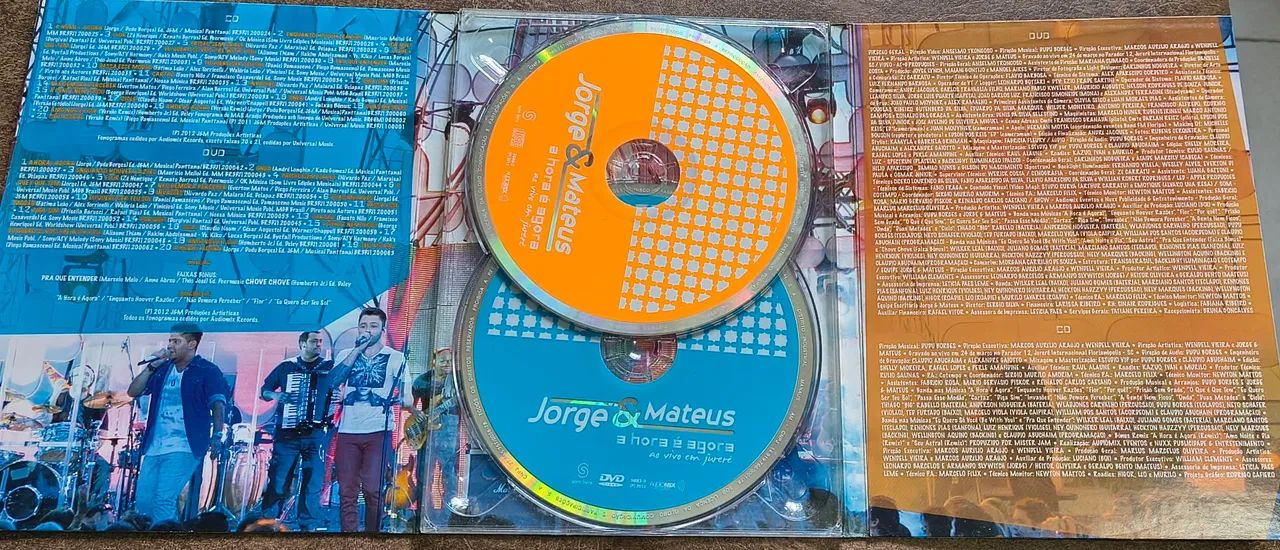 CD+DVD "A Hora é Agora" de Jorge & Mateus ao vivo - Foto 2