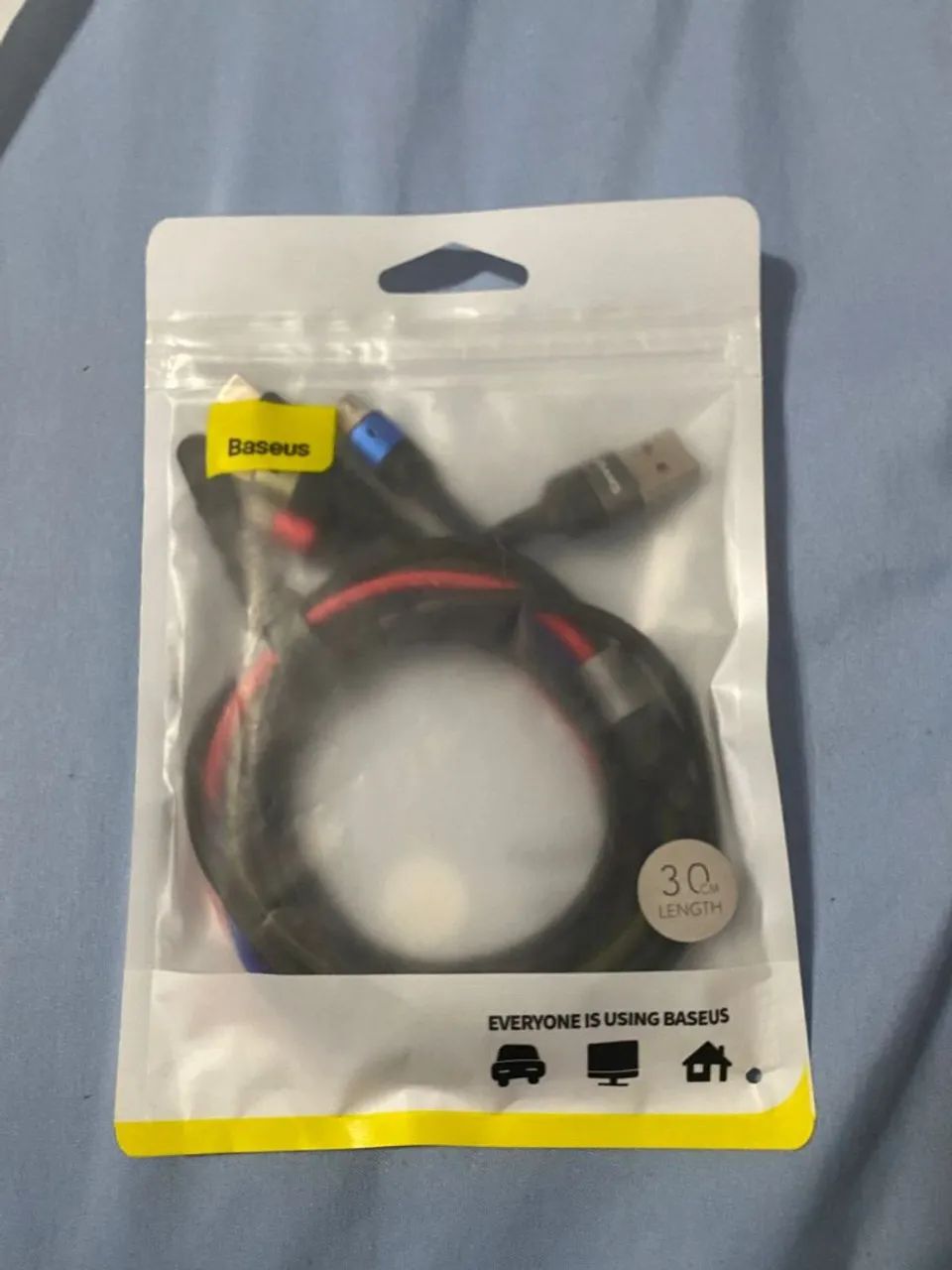 Cabo USB Baseus (pega até 3/4 celulares) - Foto 2