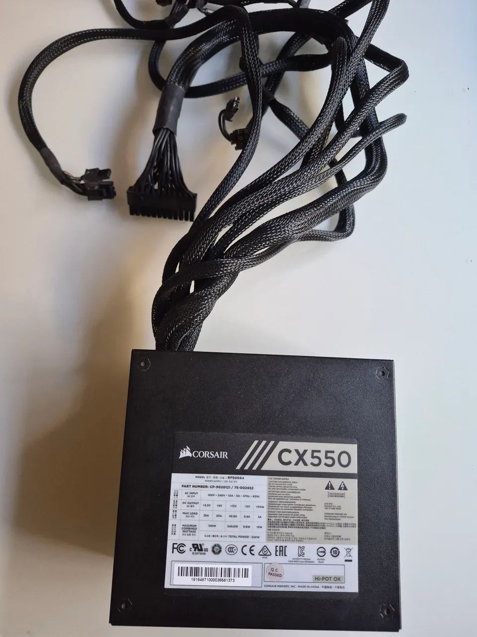 Fonte Corsair 550w 80 Plus - Foto 2