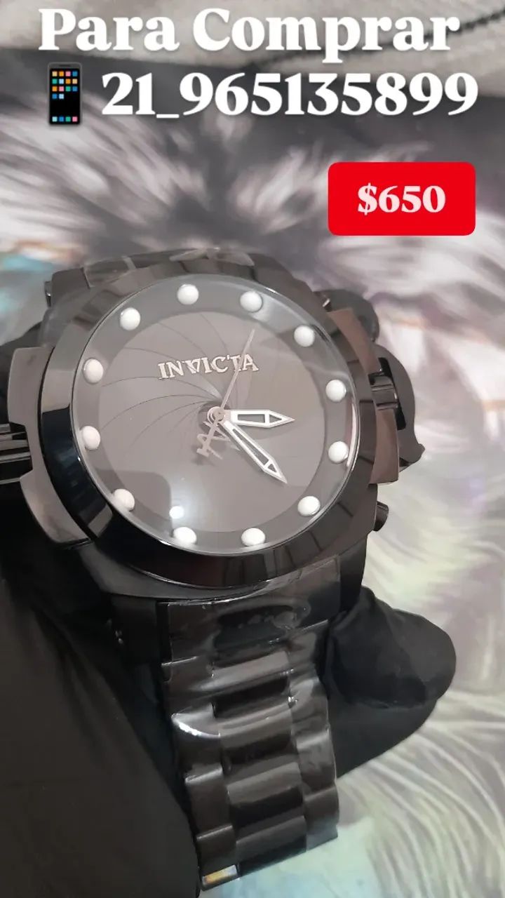Relógio Invicta COALITION FORCES PRETO DUPLA FACE - Foto 2