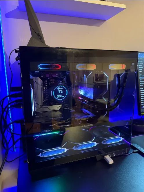 Computador/PC Gamer RX 9060XT 32gb RAM - Foto 4