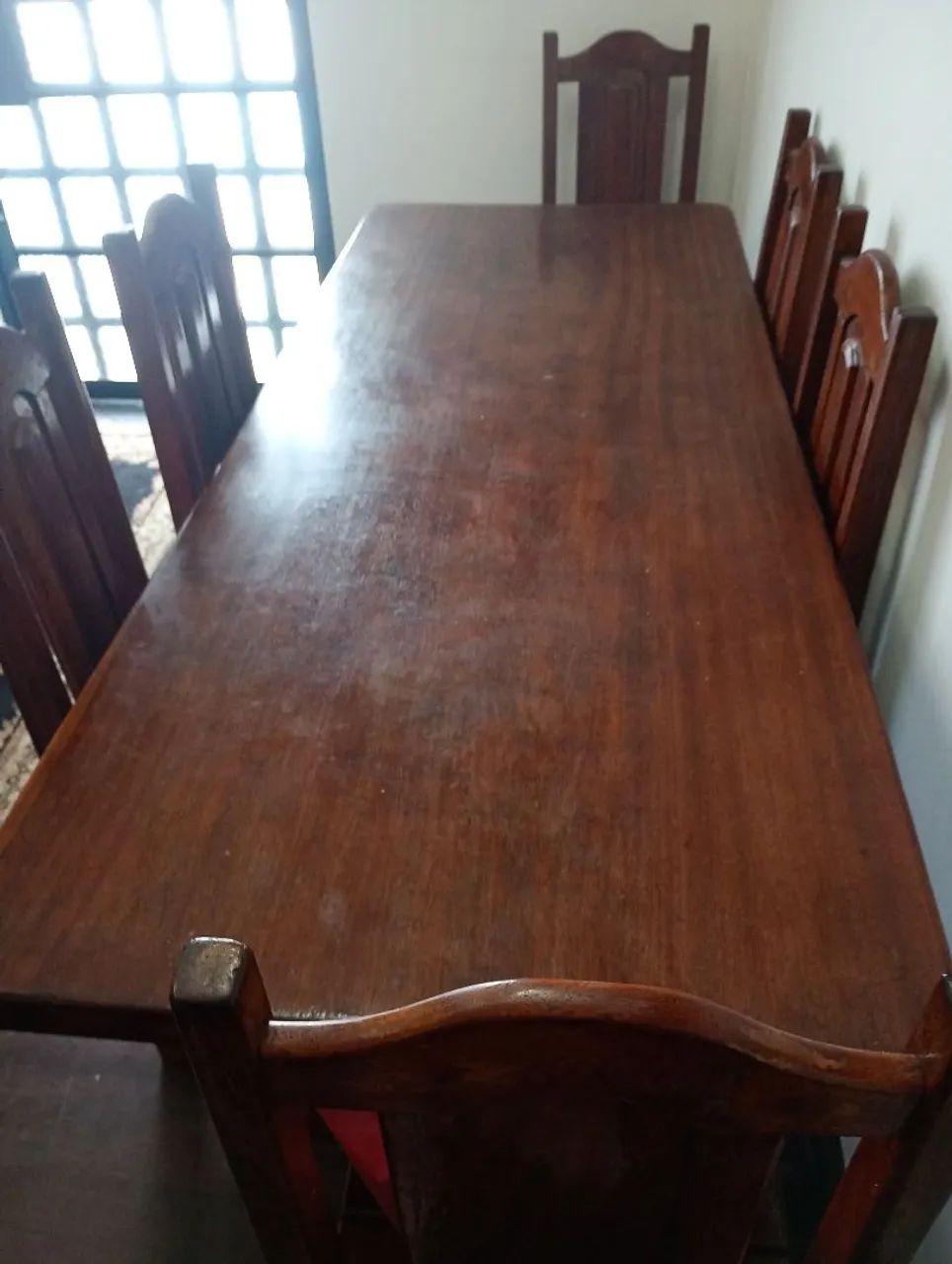 Vendo Conjunto mesa com 6 cadeira para área externa 