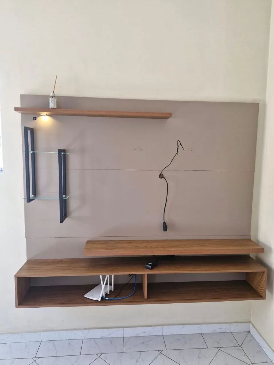 Painel de TV grande 