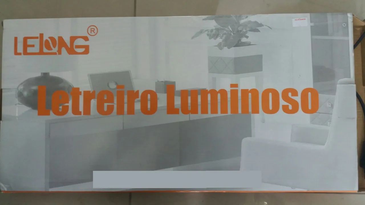 Mini letreiro para loja "Ler a Descrição".<br><br><br><br>