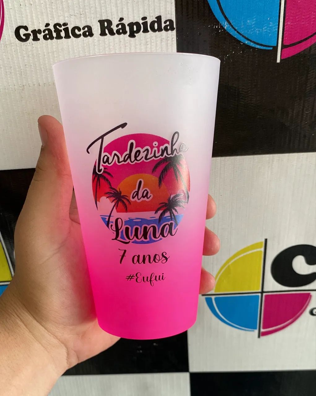 Gráfica rápida e copos personalizados - Foto 3