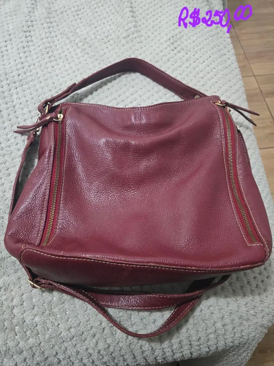 Bolsa Couro Legitimo Media - Foto 2