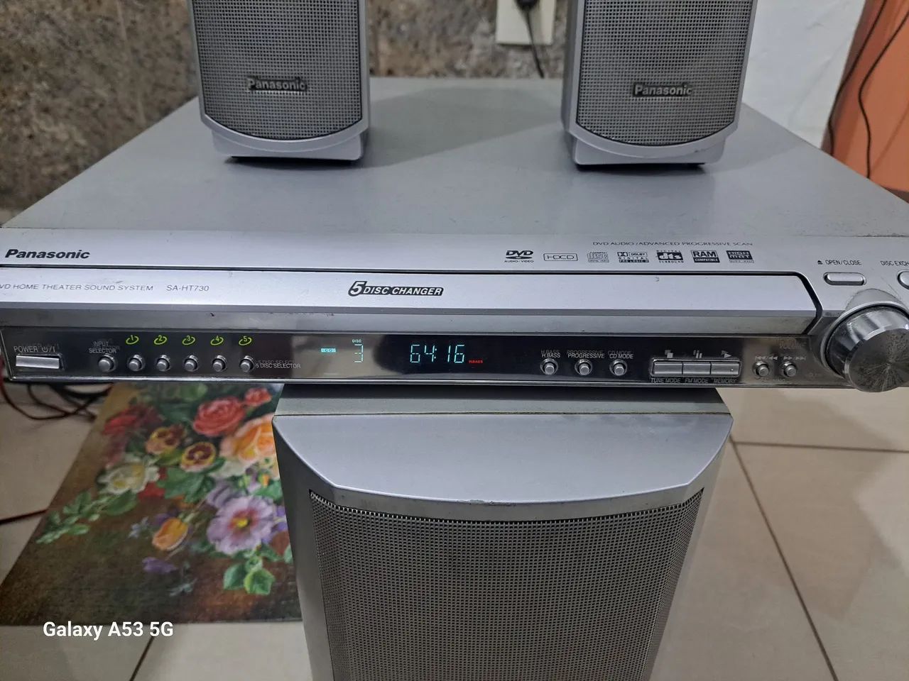 Vendo home theater dystem panasonic  SA-HT730  - Foto 3