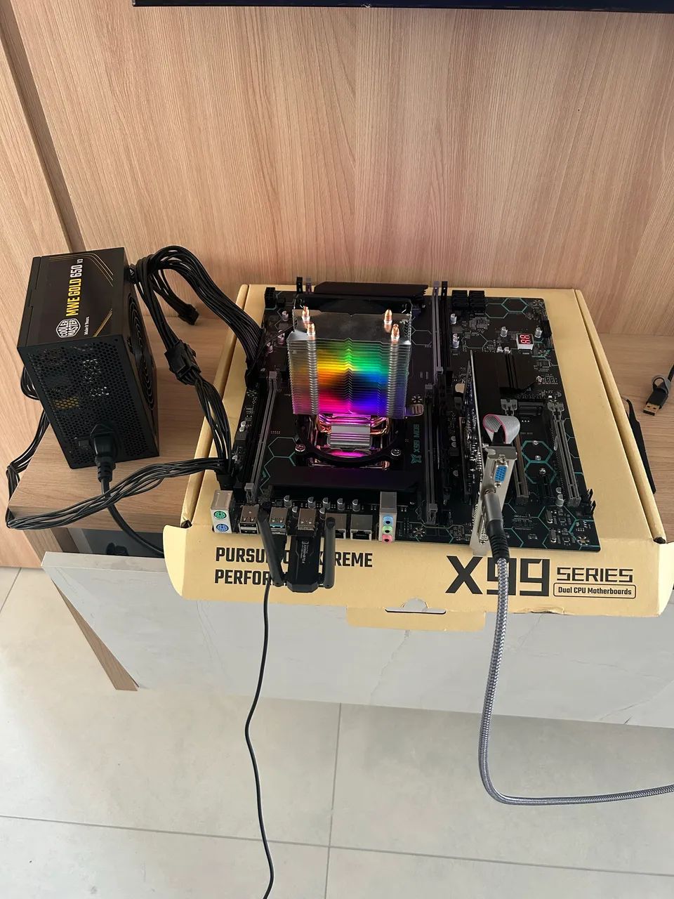 PC X99 dual 2 Xeon E5 2698 48gb ram 256 ssd