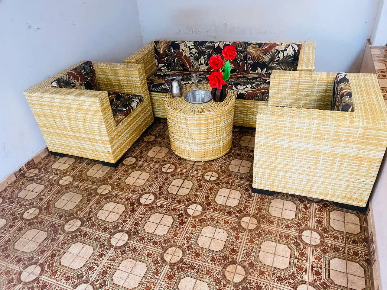 Conjunto de sofá de alto padrão de área externa  - Foto 2