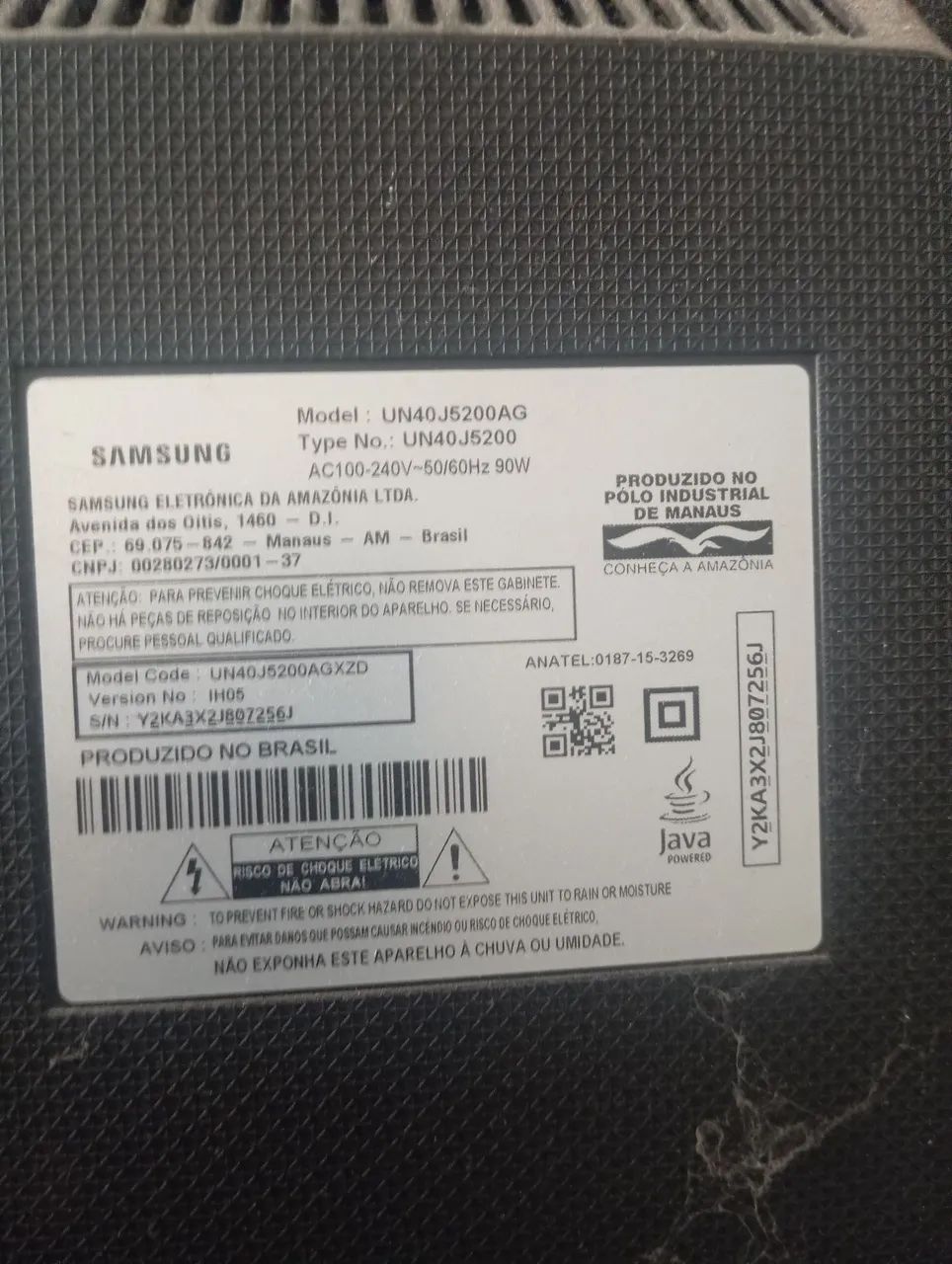 Smart tv Samsung 40 polegadas com defeito. - Foto 2
