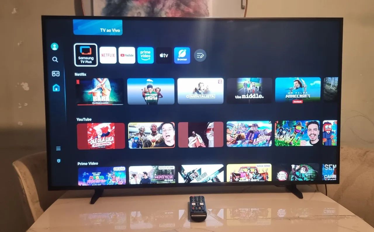 Tv smart Samsung 43" Polegadas - XBOX integrado - Bluetooth - HDR - Bordas infinita  - Foto 4
