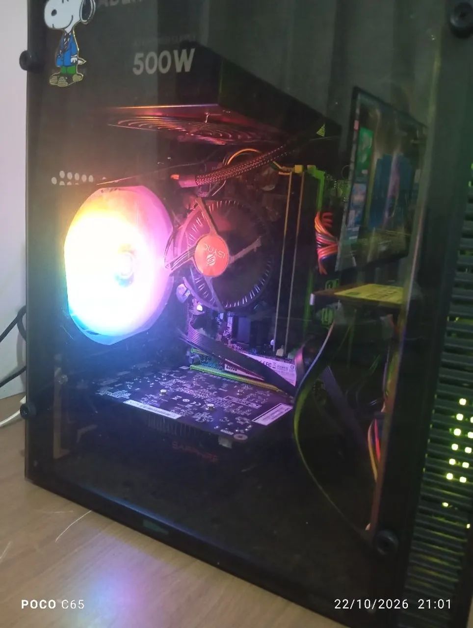 Placa mãe h110 + i5 6500