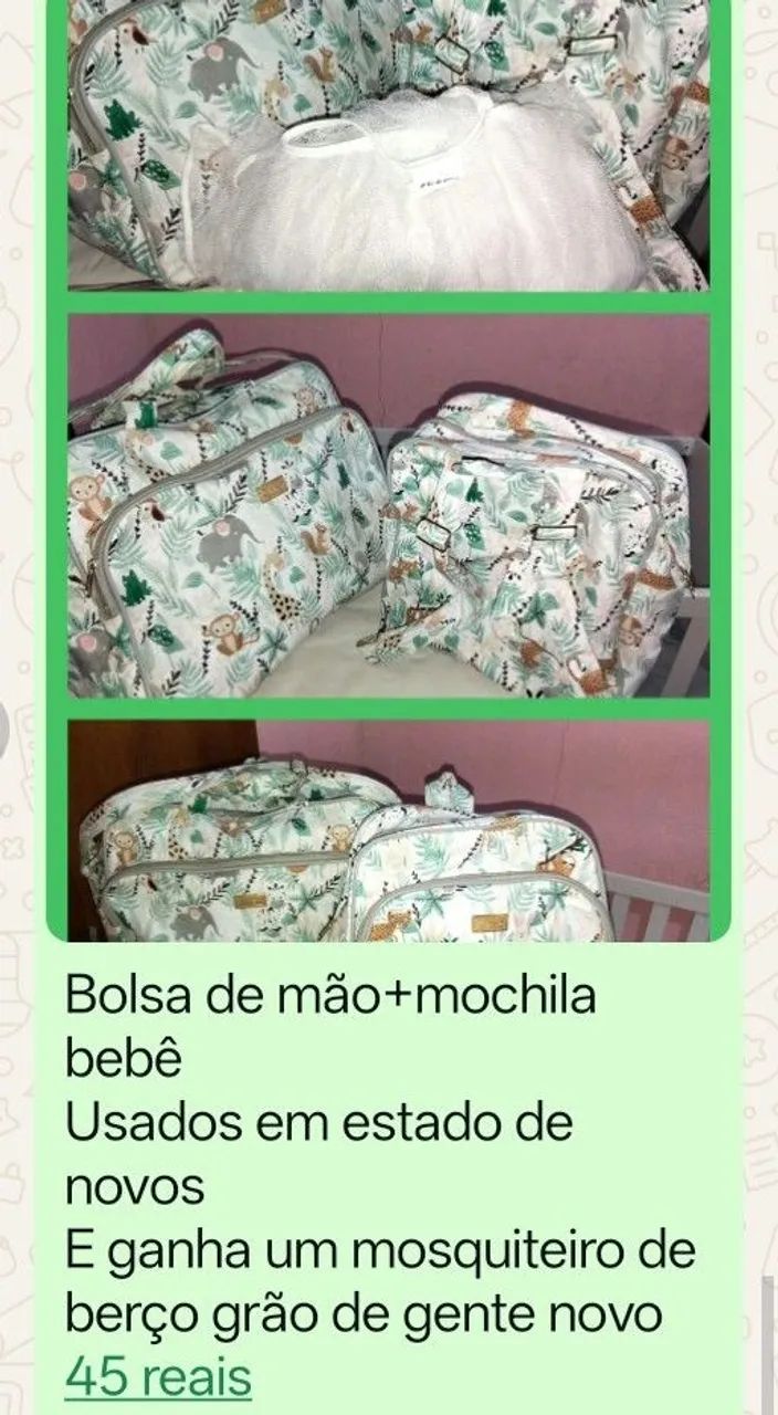 Ítens usados para bebê 