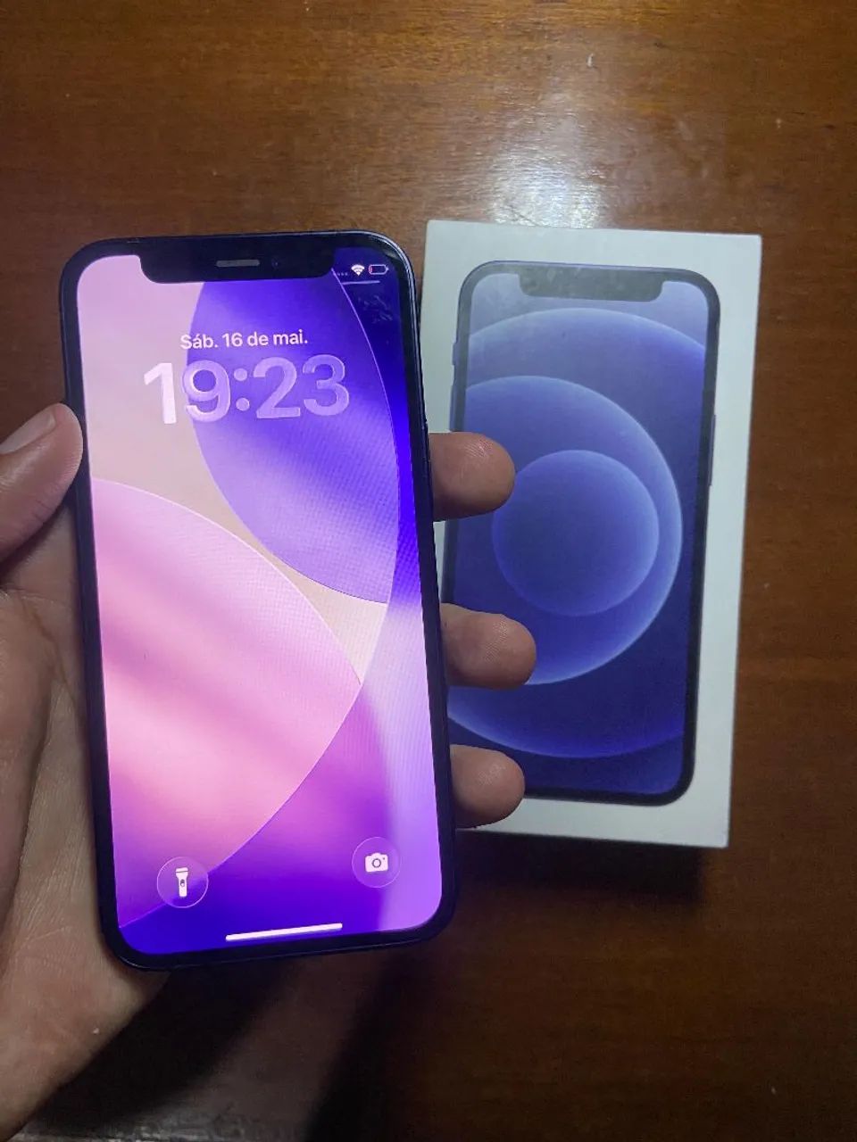 Iphone 12 mini azul 64gb com caixa - Celulares e Smartphones