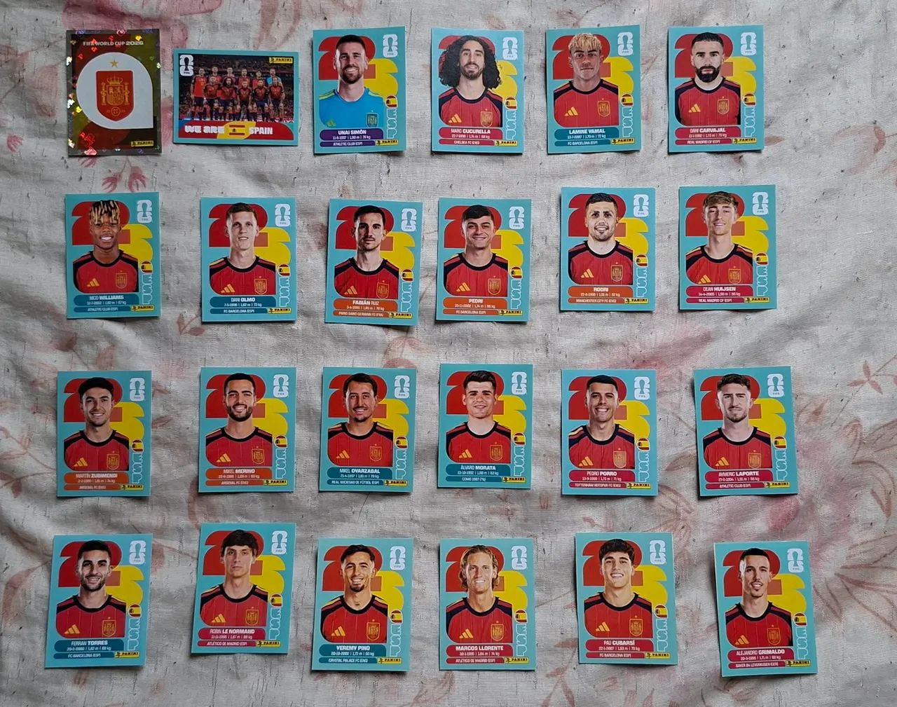 Figurinhas da copa 2026