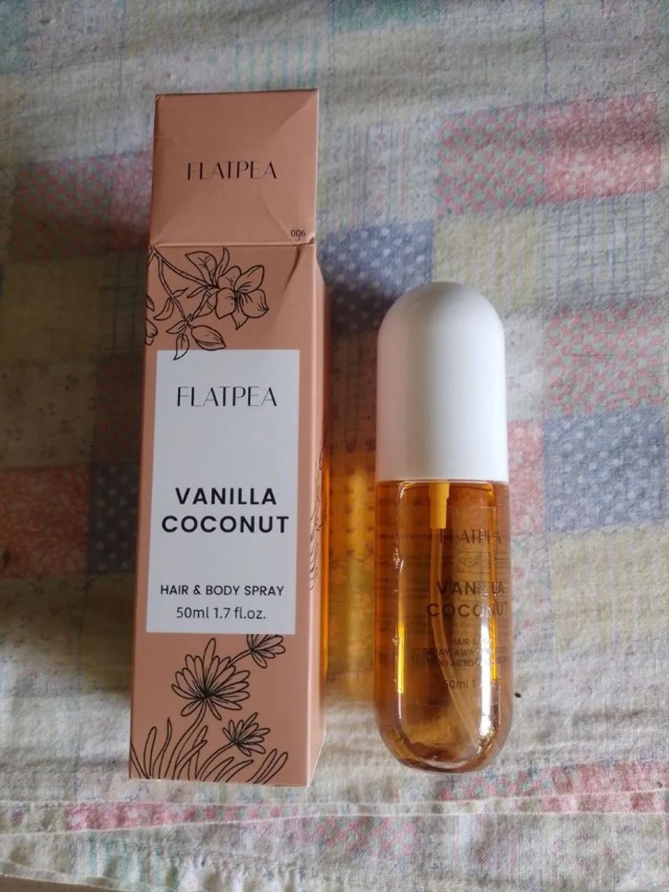 Body splash flatpea vanilla coconut 50ml - Foto 4