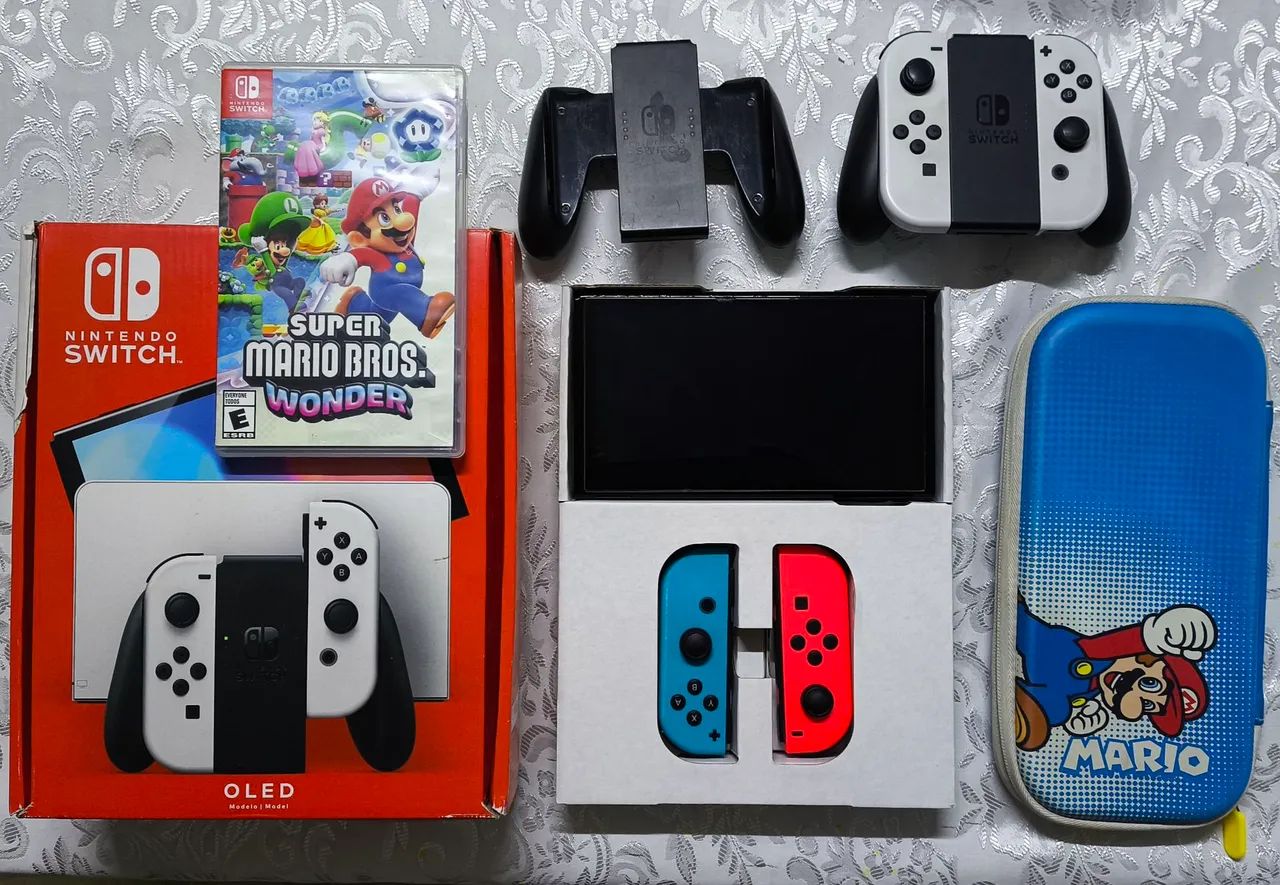 Nintendo switch OLED completo.