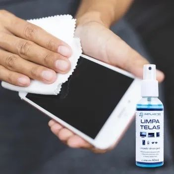 Limpa tela spray 60ml implastec