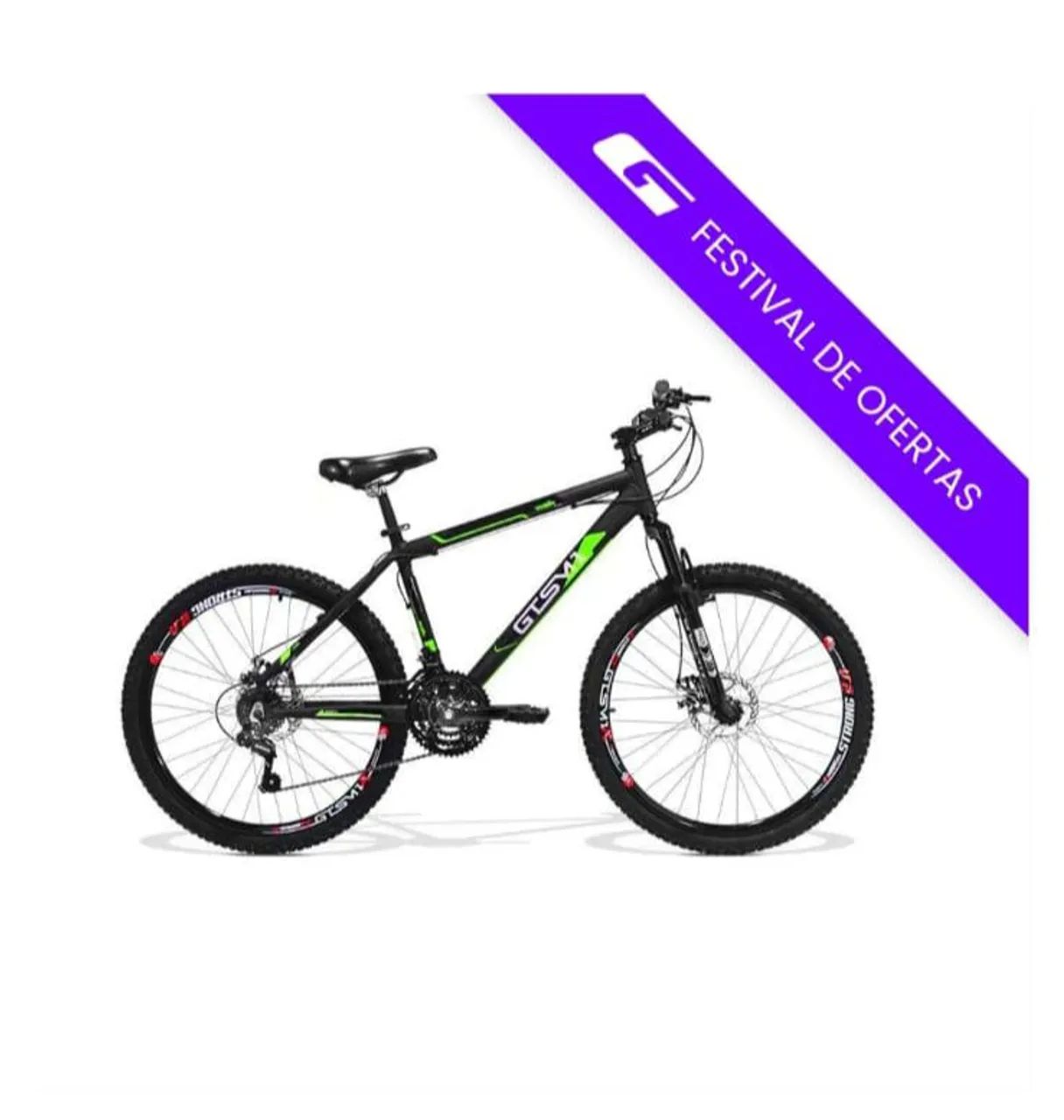 Bicicleta 26 GTS M1 Freio a Disco 21v Suspensão Walk New