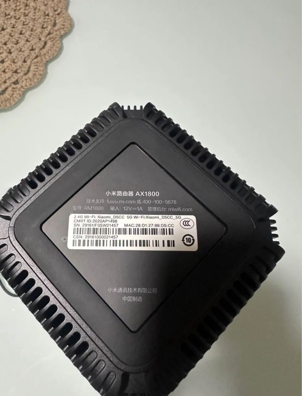 Roteador Xiaomi mi router AX1800