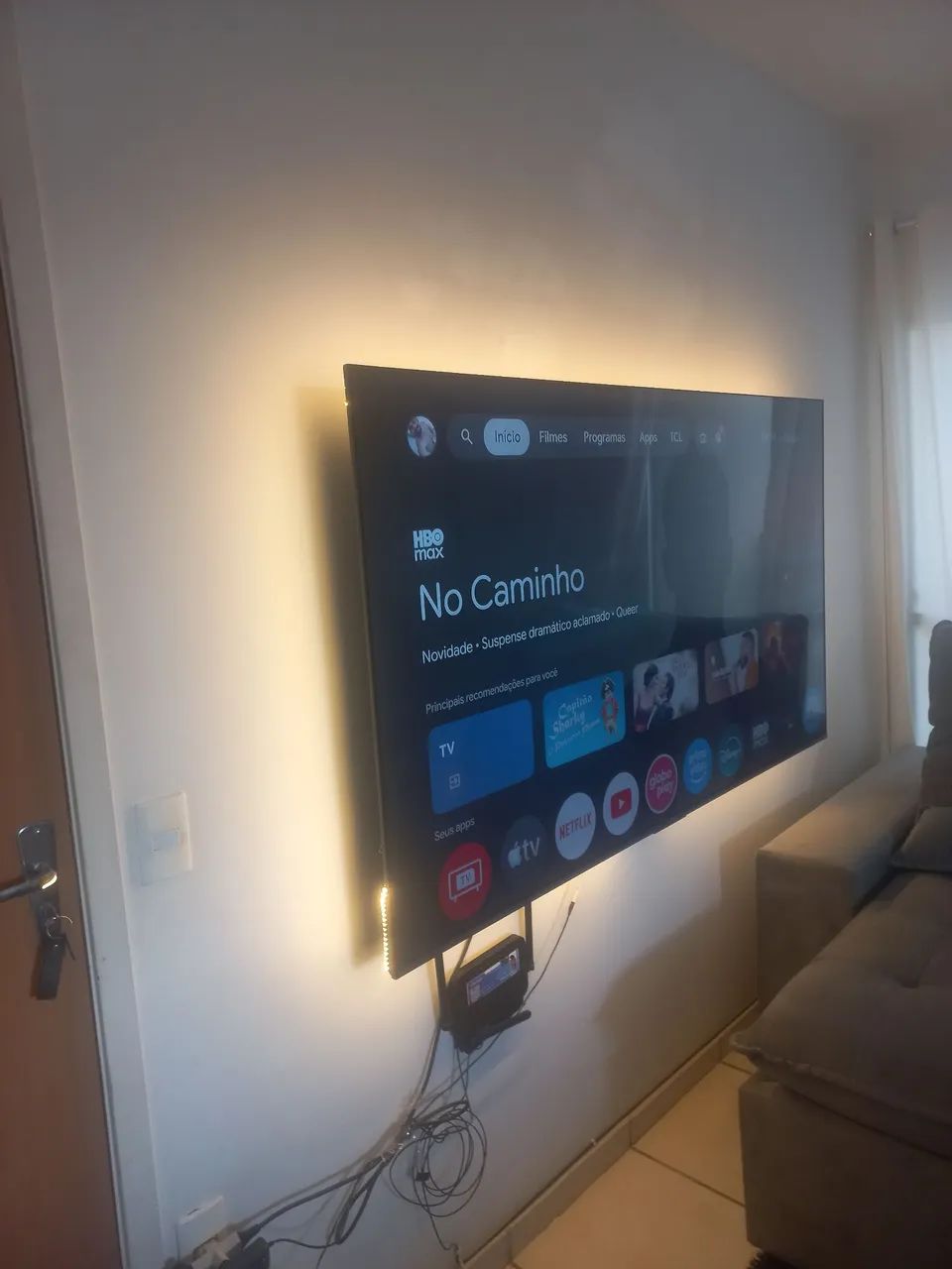TV smart 75  tvc  e geladeira Panasonic inverte  - Foto 3