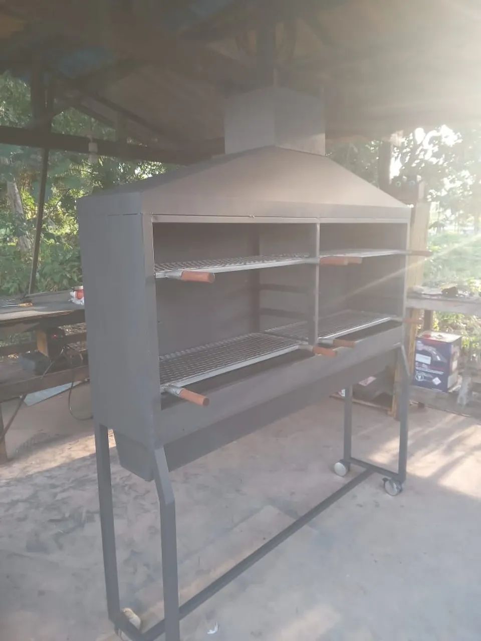 Churrasqueira para espetinho com 4grelha - Foto 3