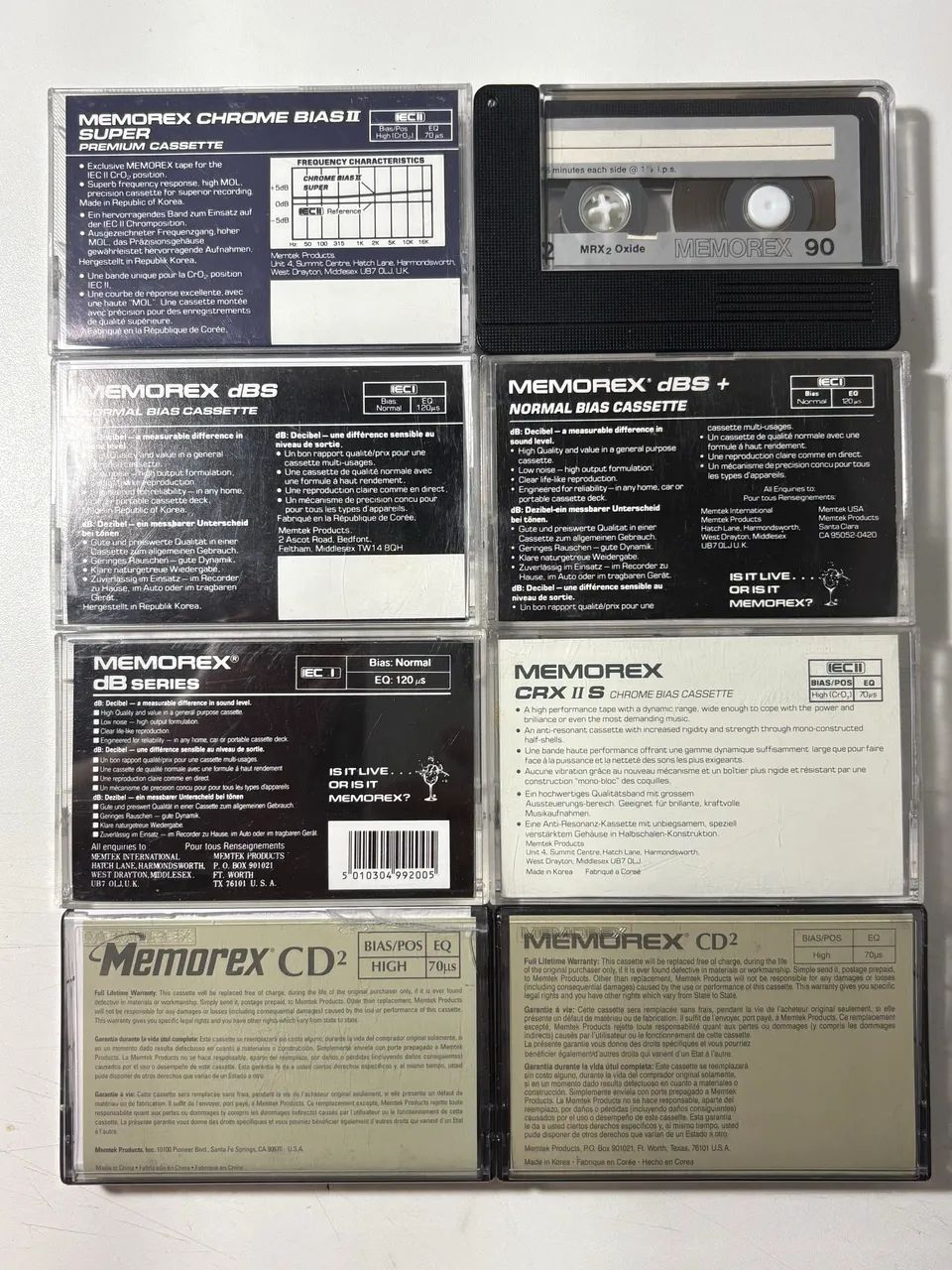 Coleção de fitas cassete Memorex - Foto 2