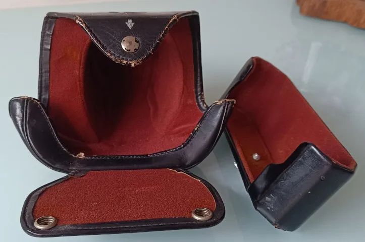 Estojo rígido (case) Nikon CH-4 em couro preto para Nikon F2 - Foto 2