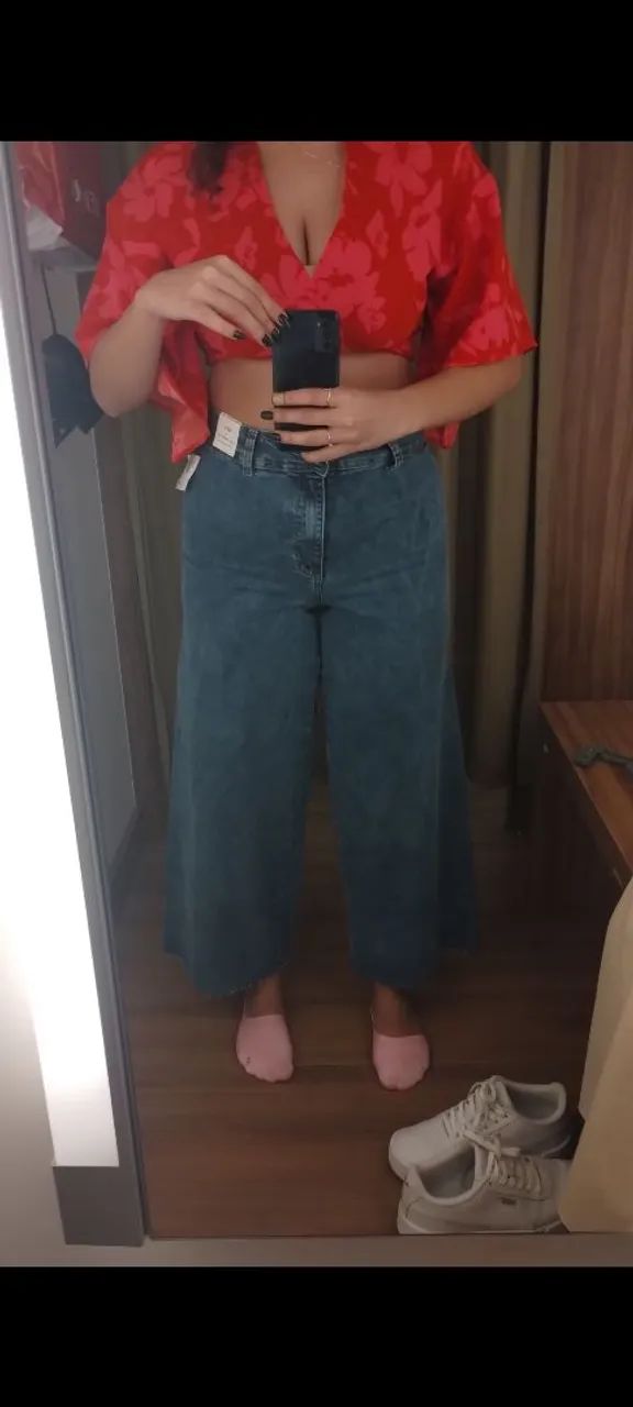 Calça Renner tamanho 40 estilo pantacour