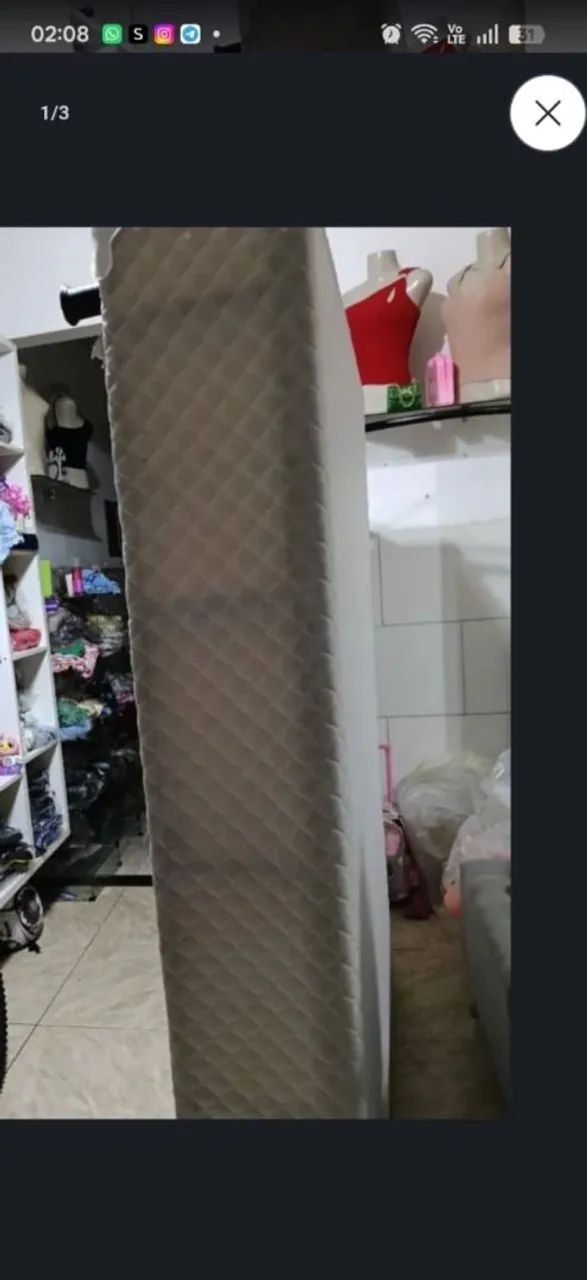Base cama box casal