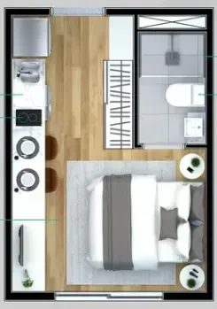 PLANTA 17m²