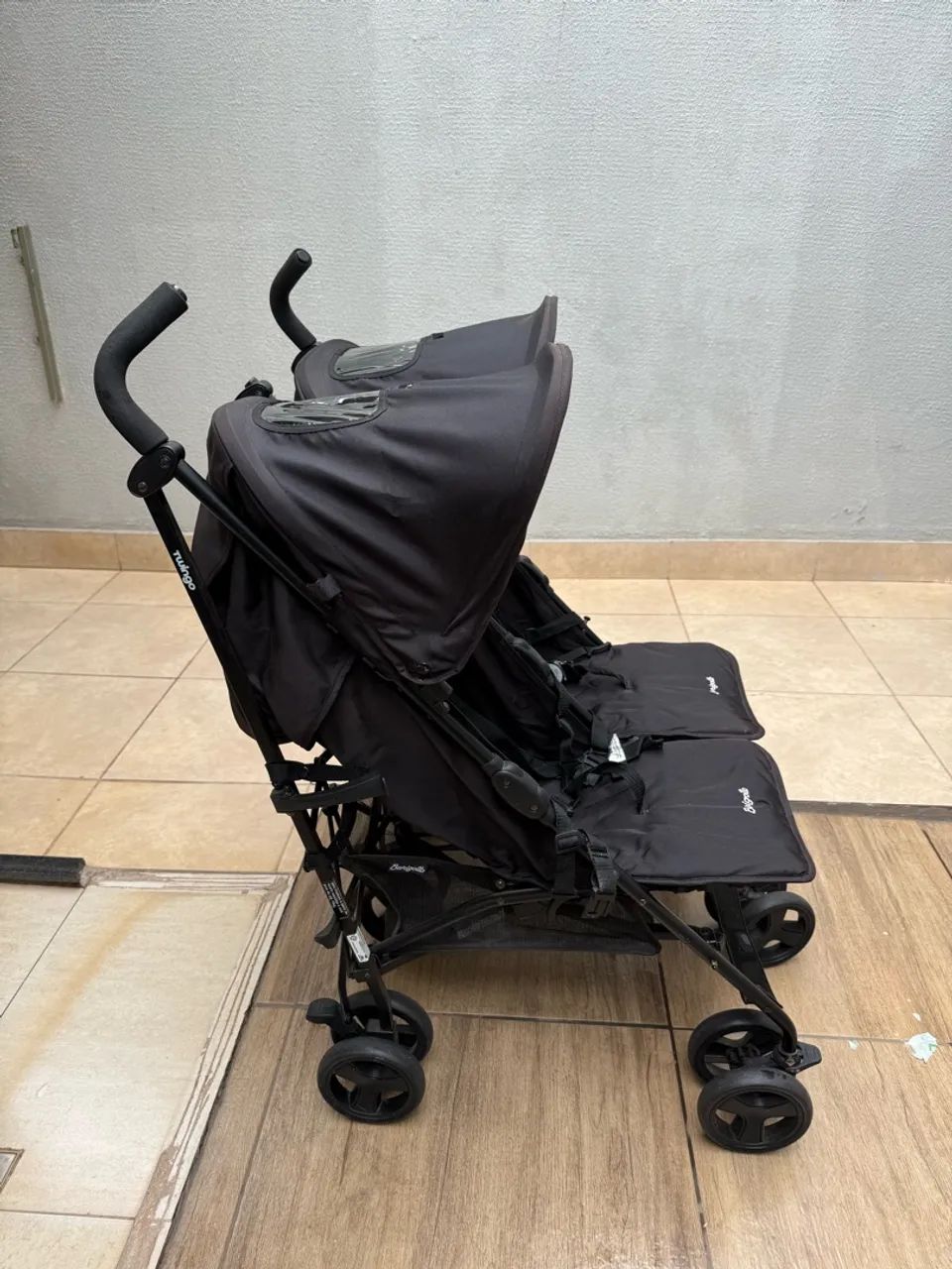 Carrinho duplo para bebê  - Foto 4