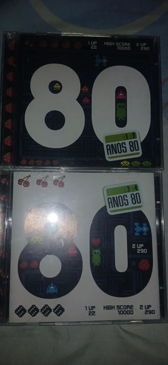 Box com 4 cds anos 80