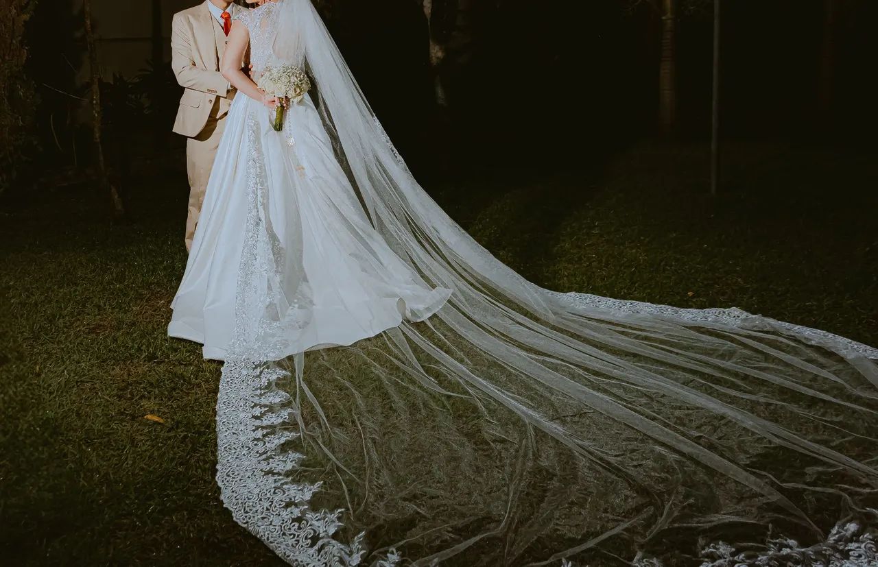 Vestido de noiva branco 