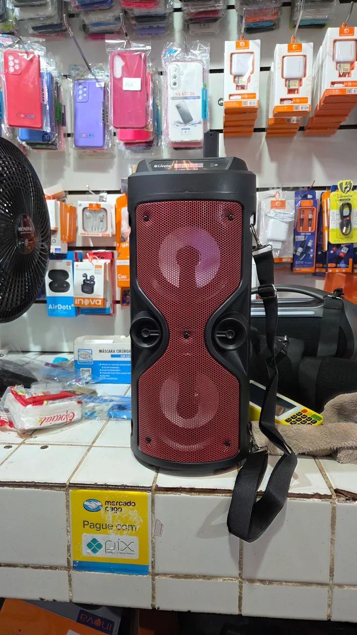 Caixa de Som Bluethooth com Controle e Microfone  - Foto 2