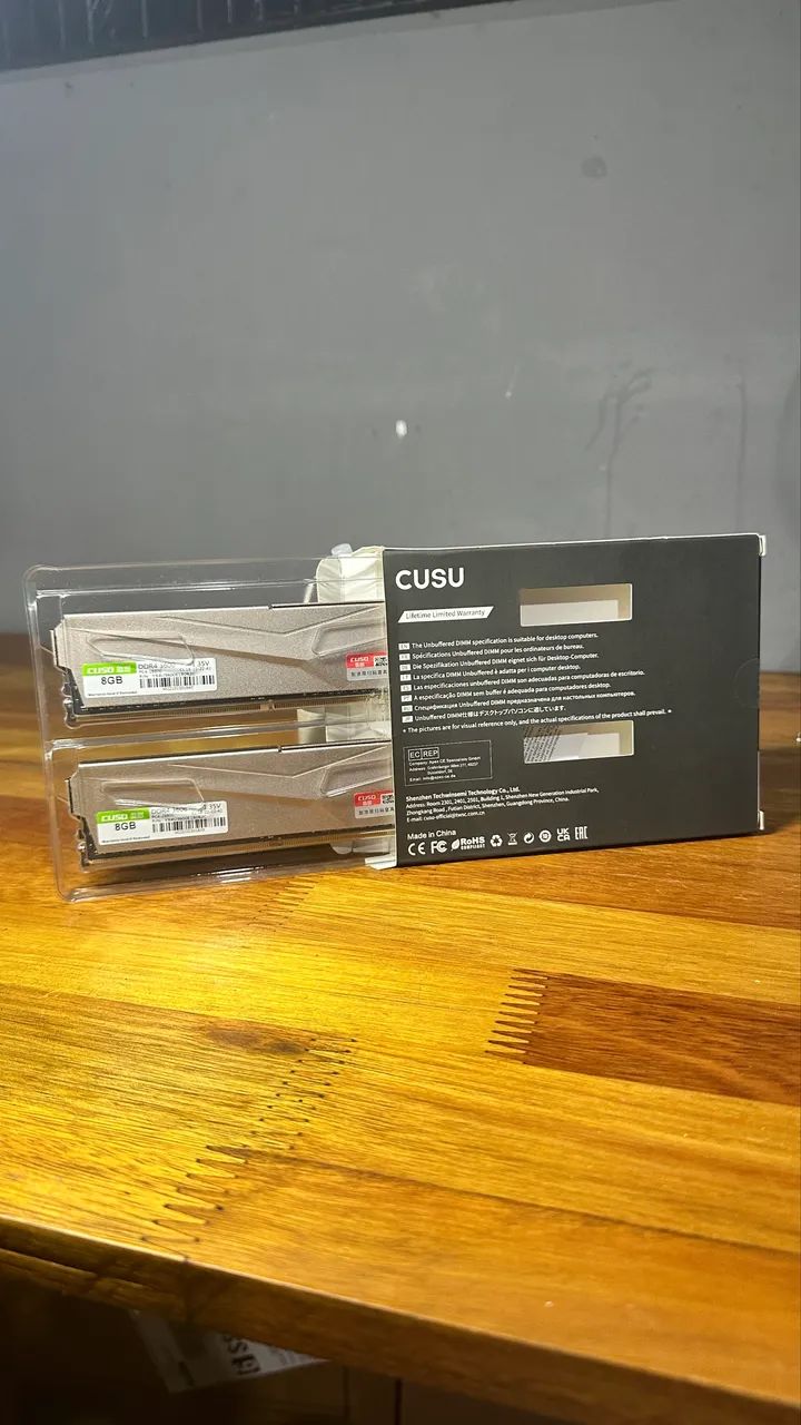 16GB DDR4 3600MHz Cusu (NOVAS) 2x8GB Chip SAMSUNG - Foto 3
