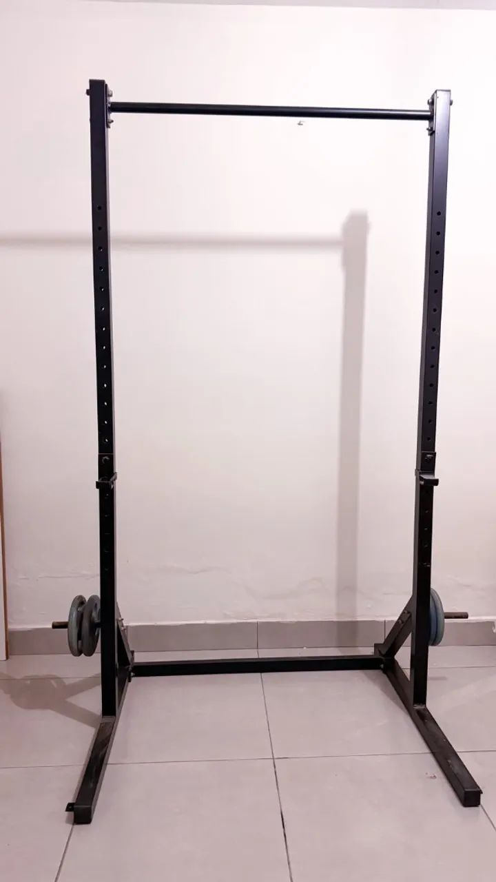 Rack de agachamento aparelho de academia e exercicios - Foto 2