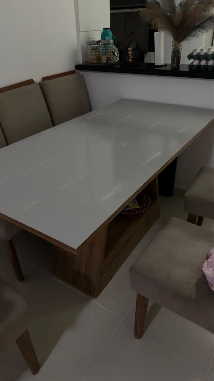 Mesa 6 cadeira (somente mesa) - Foto 5