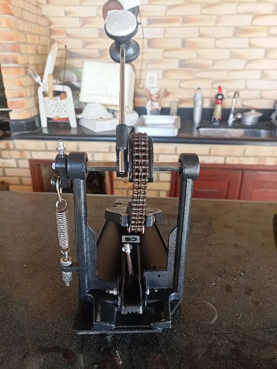 Vendo pedal simples da bateria - Foto 2