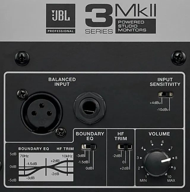 Monitor Referência De Studio Jbl 305p Mkii 5 (par) Original - Foto 4