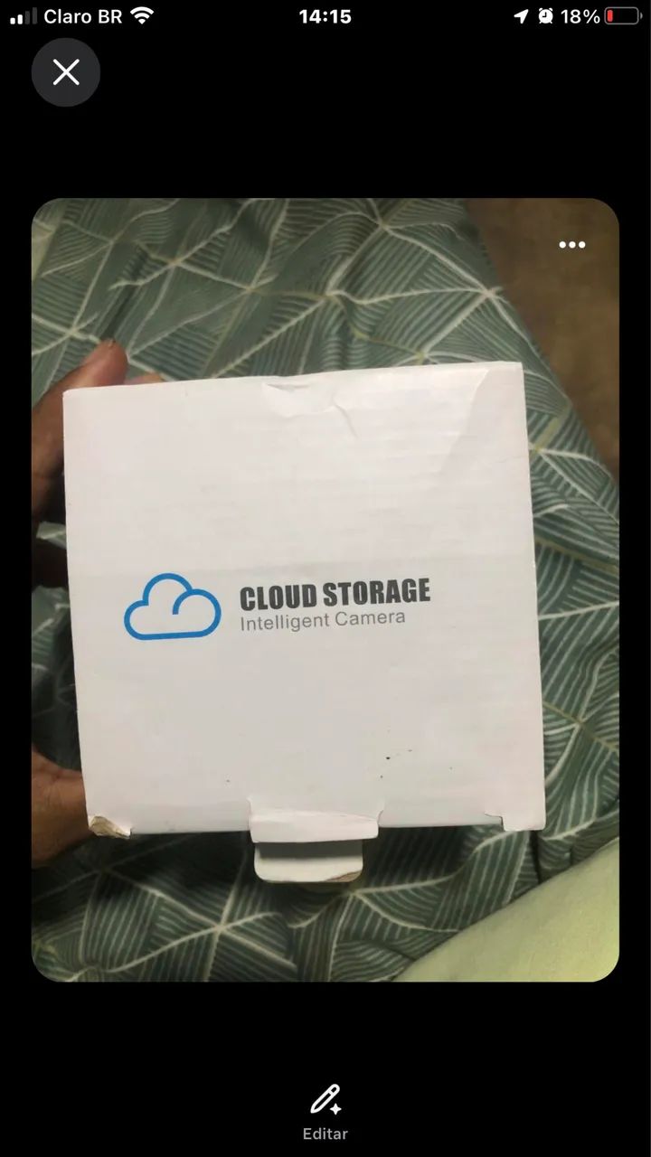 CÂMERA WI-FI INTELIGENTE 360° - CLOUD STORAGE - NOVA NA CAIXA  - Foto 2