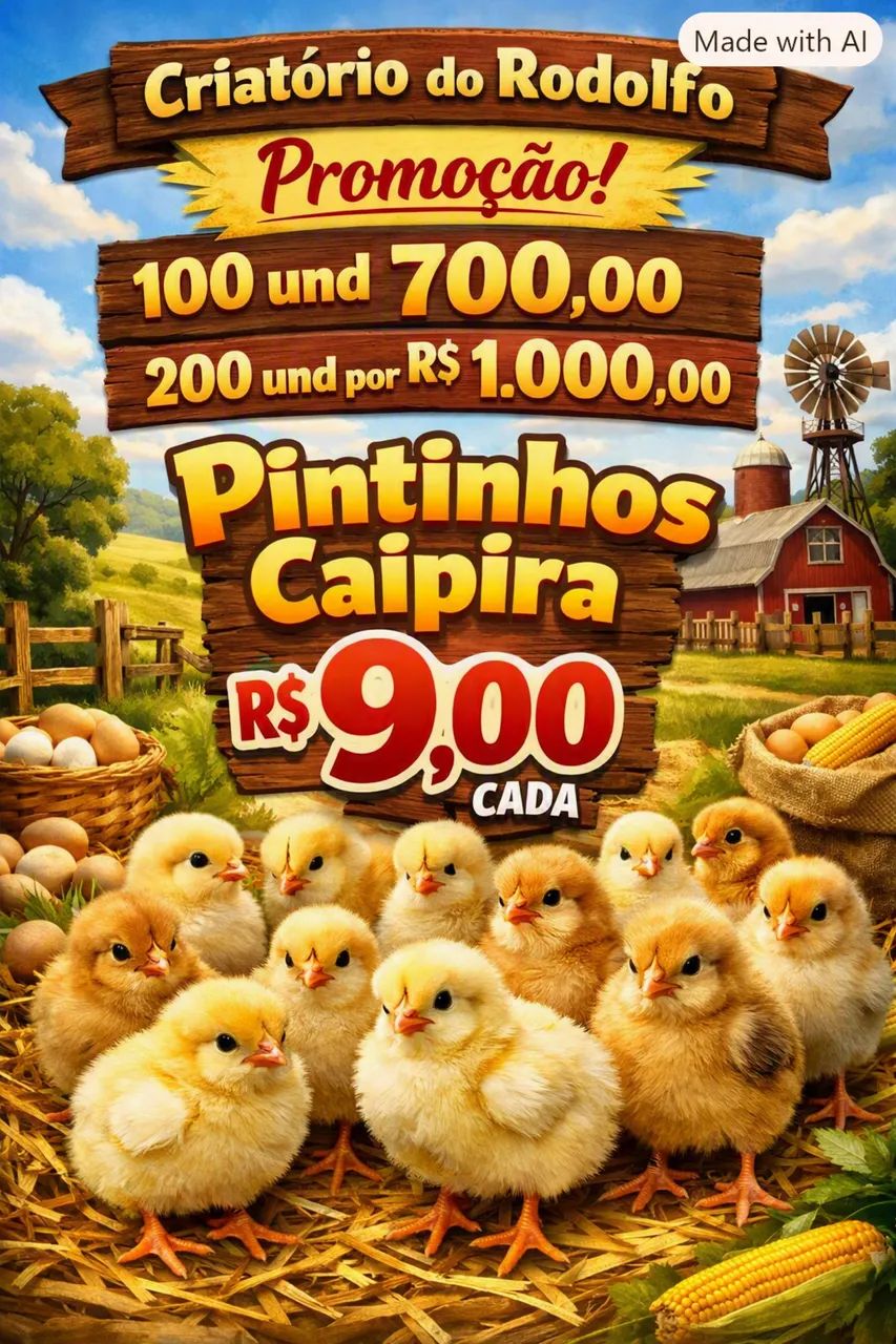 Pintinhos Caipira