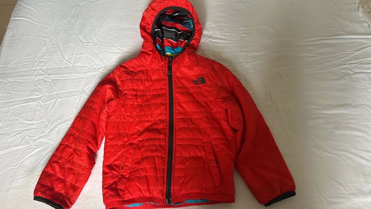 Jaqueta Puffer The North Face Infantil 6a dupla face