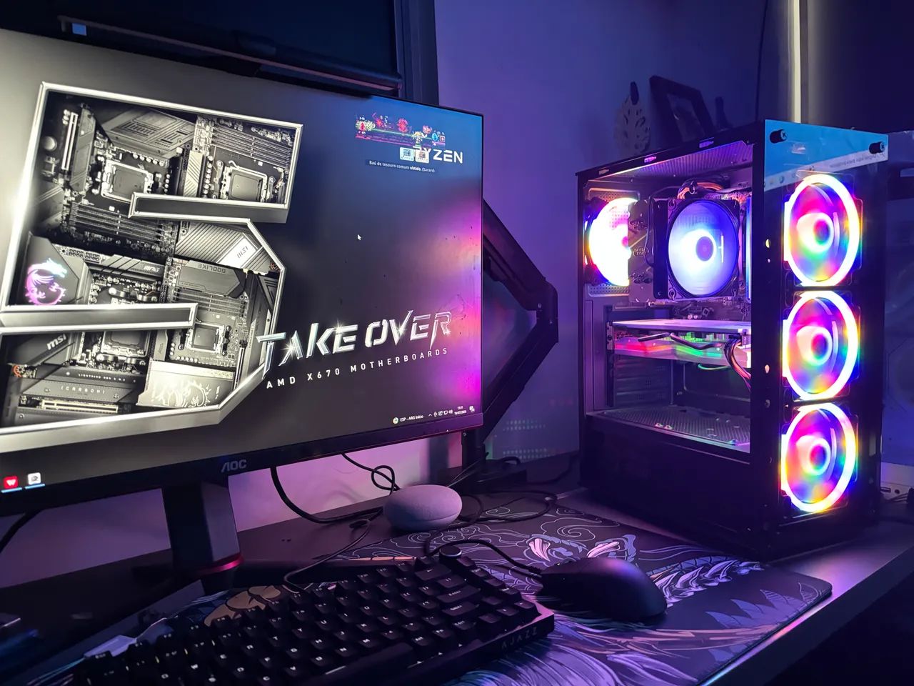 Pc gamer Ryzen 5 + 5500XT  - Foto 3