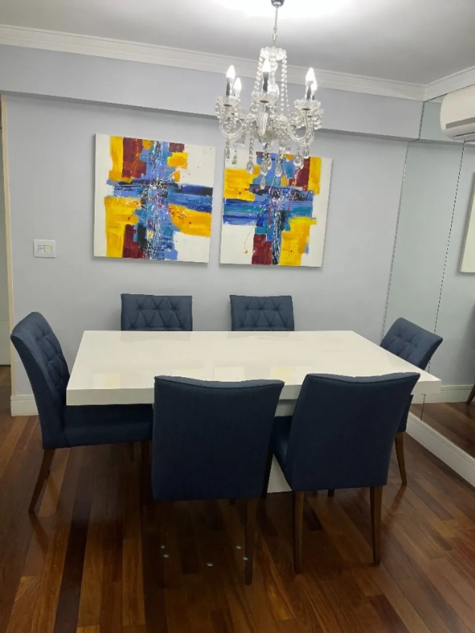 mesa de jantar com 6 cadeiras