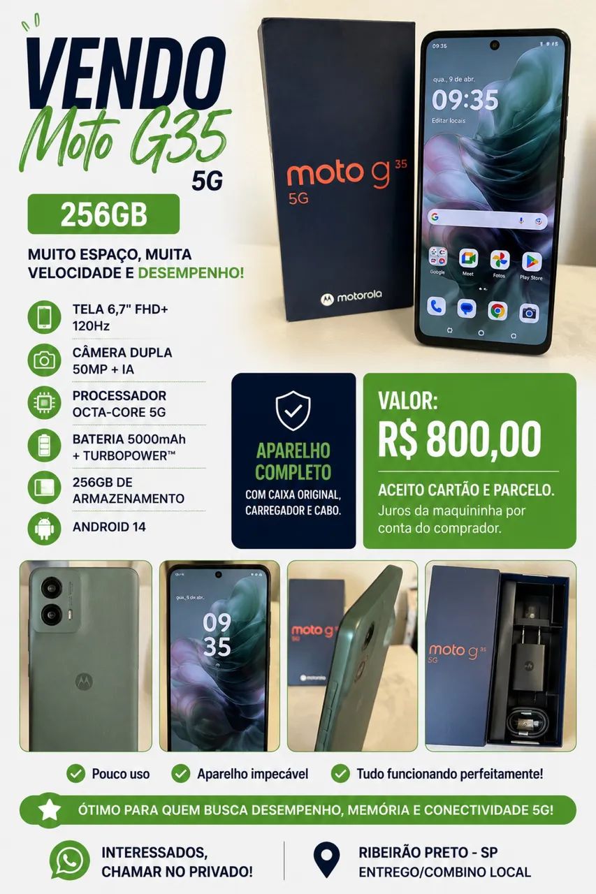 Celular moto G35