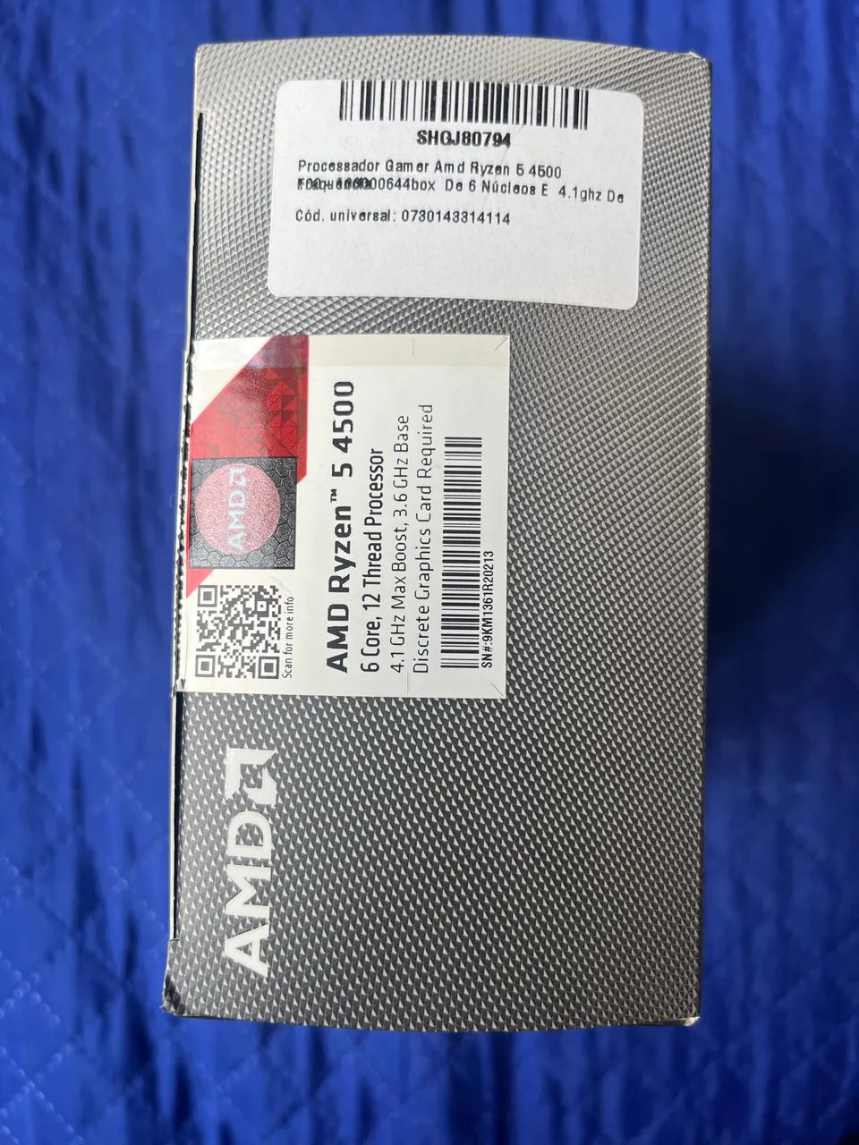 Ryzen 5 4500 6c/12t + Cooler + Caixa - Ótimo Estado - Foto 5